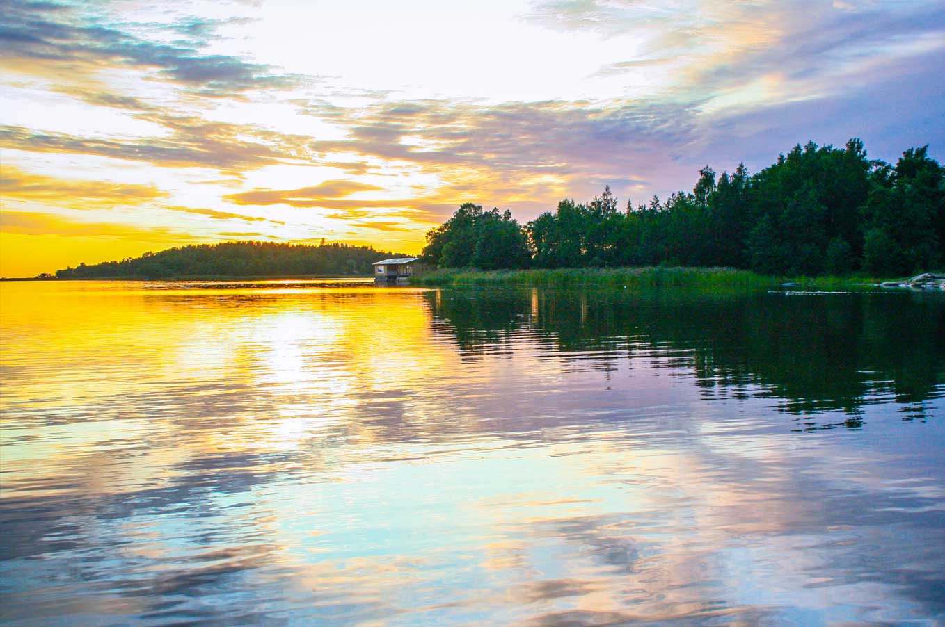 Sunset over one of the 9 Lakes of East Tennessee