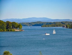 Fort Loudoun Lake in East Tennessee